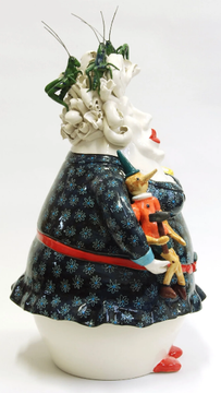 PINOCCHIO - Ceramic sculpture by Mosche Bianche - view 3